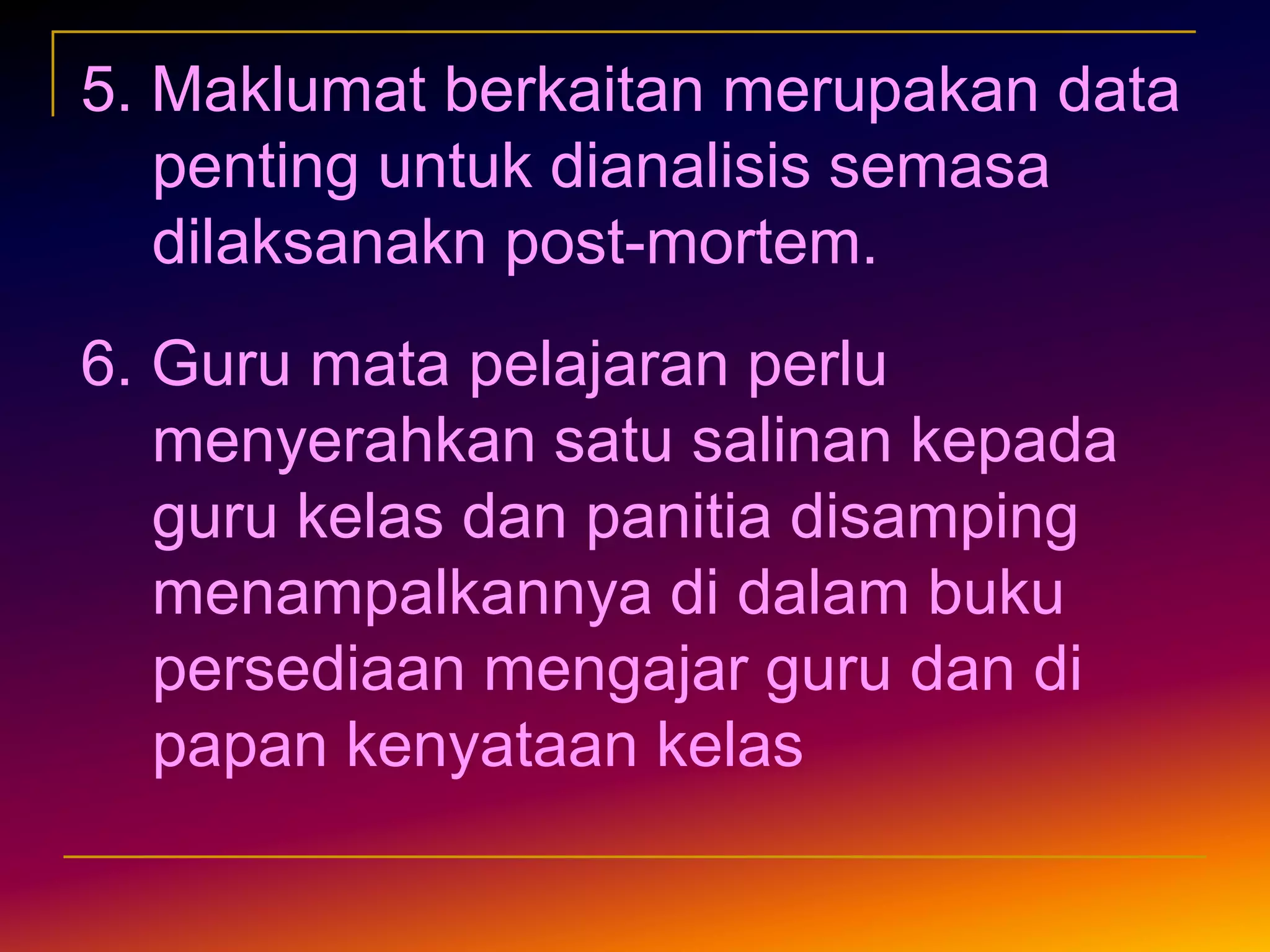 LANGKAH-LANGKAH MENGISI BORANG HC4Borang HC4 memberi gambaran mengenai kedudukan dan potensi setiap murid dalam semua mata pelajaranMengandungi nama murid, TOV dan ETR yang meliputi markah, gred, gred purata setiap murid bagi semua mata pelajaran. 