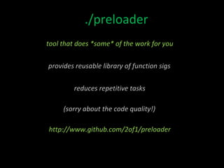 Example 3 – OpenSSH password logger catch write() w/ string literal “’s password” log read()s until ‘\n’ 