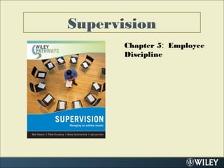 Supervision
Chapter 5: Employee
Discipline
 