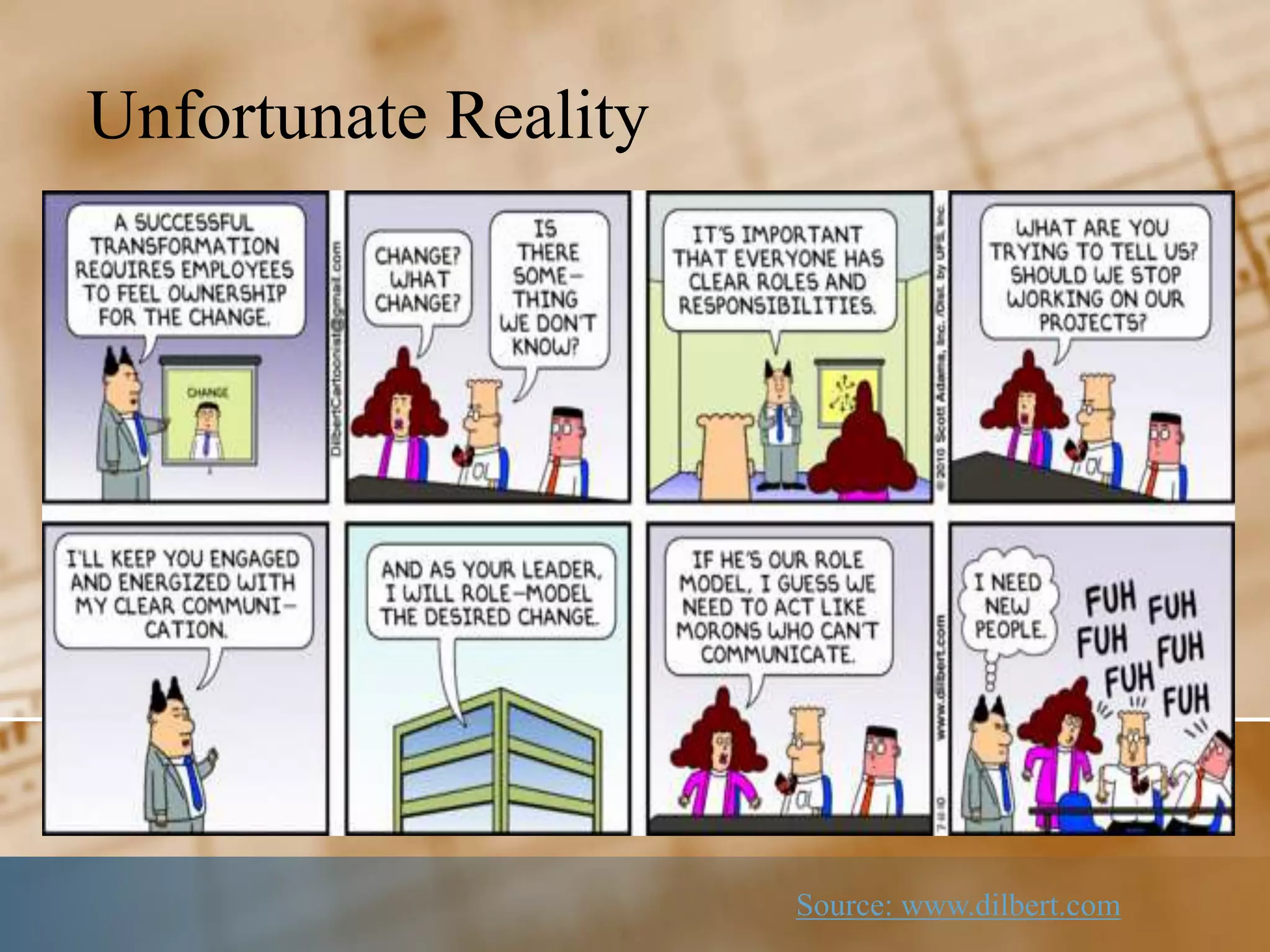 Unfortunate Reality




                      Source: www.dilbert.com
 