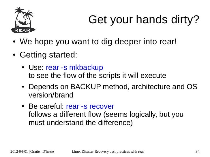 Linux Disaster Recovery Best Practices With Rear