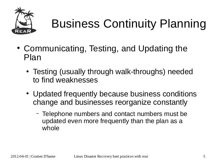 Linux Disaster Recovery Best Practices With Rear
