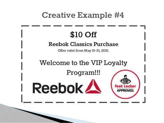 reebok sales promotion techniques