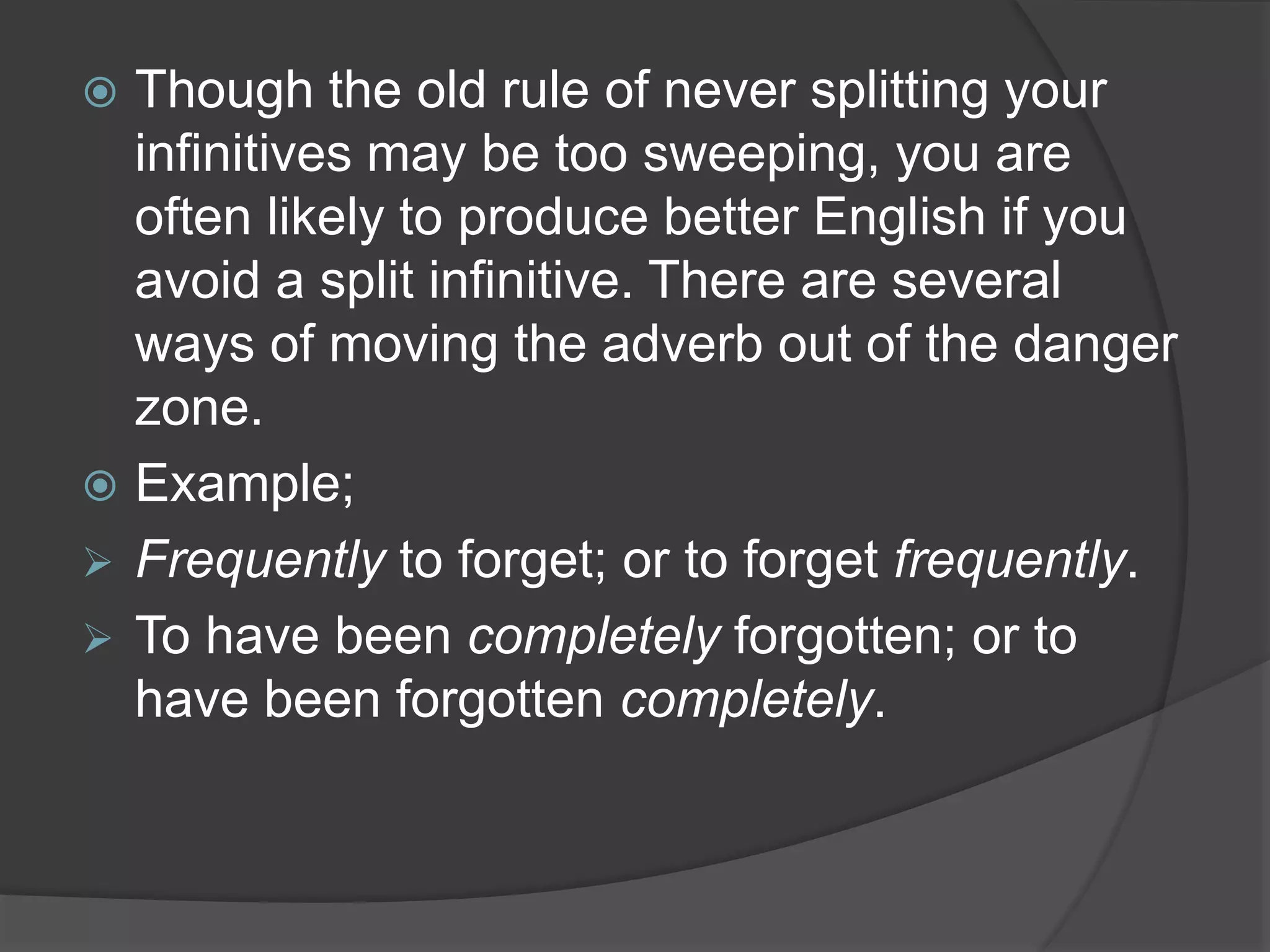 Lds non-finite verbs | PPTX