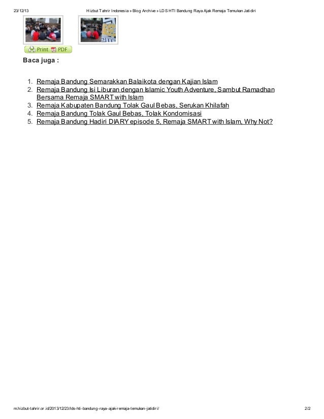 Lds hti bandung raya ajak remaja temukan jatidiri