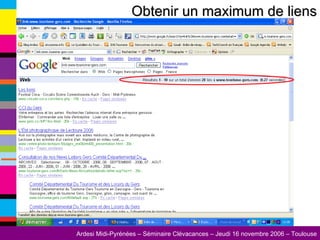 Obtenir un maximum de liens 