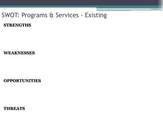 To provide a comprehensive array of academic support resources and services designed to assist adult learners to successfully accomplish their many & varied academic tasks. STUDENT OUTCOMESBecome more independent learners
