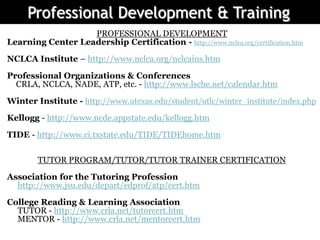 Northeast Center Office of Academic SupportMissionThe staff of the Northeast Center Office of Academic Support operate as a collaborative team, striving to establish a friendly welcoming learning environment for all students. We support students in becoming successful independent learners through a comprehensive array of services and resources tailored to students’ individual academic needs and goals. We deliver these services and resources via individualized and group programming in face-to-face, telephonic and virtual formats. Wework with students, staff and faculty with the expectation that willing students can reach and exceed their academic potential with appropriate assistance.