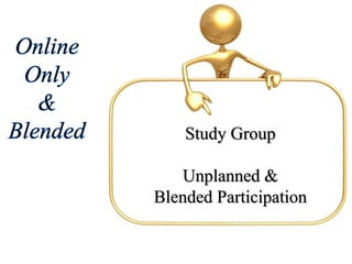 Study Group
Unplanned &
Blended Participation
 