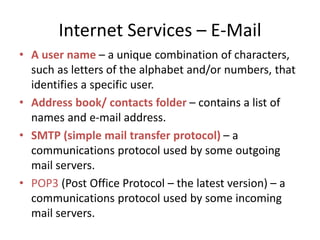 3.3 Internet Services | PPTX
