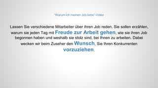 Erfolgreiches Marketing dank Videos
Vor 11 Jahren wurde Youtube.com gegründet. Seither wird es immer alltäglicher,
Videos als Informationsquellezu nutzen.
Ein kurzes Videoanstatt langer Text - so präsentiert man sich heute!
Es ist einfach, erschwinglich und sehr wirksam.
www.yourbusiness.pictures
 