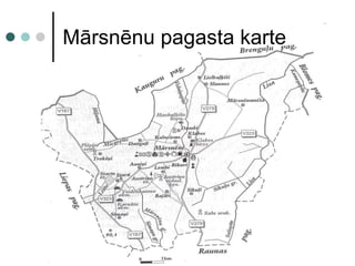 Mārsnēnu pagasta karte 