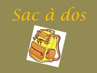Sac à dos

 