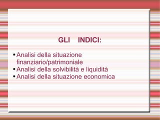 Le analisi di bilancio | ODP