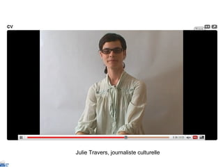 Julie Travers, journaliste culturelle 