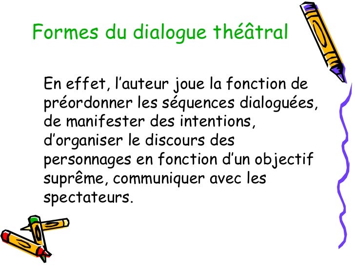 Le Dialogue (au théatre)