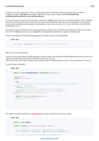 Le framework-executor | PDF