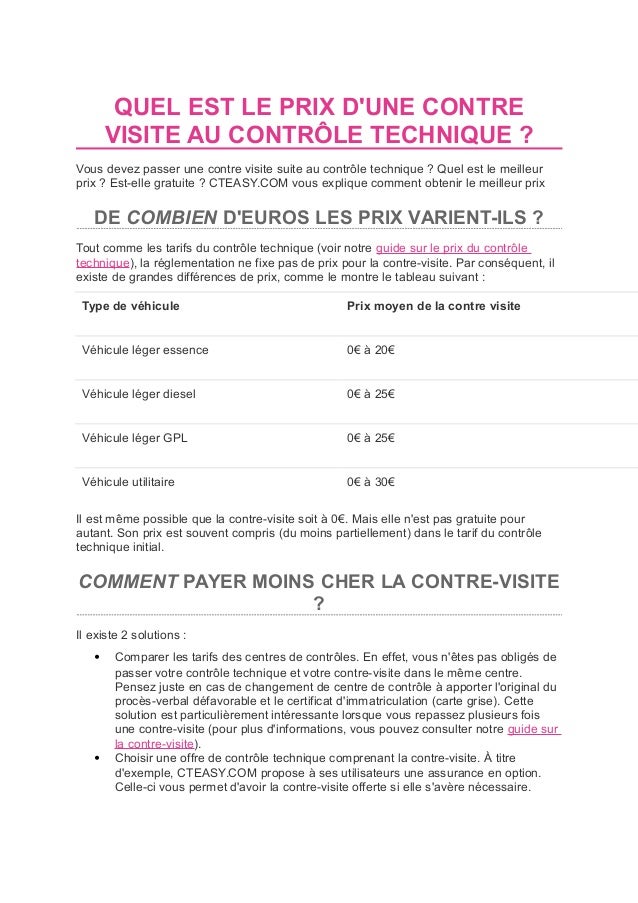 Le Guide Du Controle Technique Par Cteasy Com