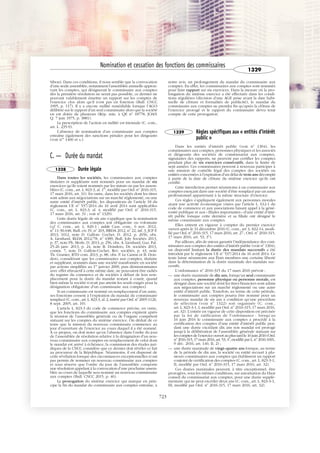 JOBNAME: 287461 PAGE: 12 SESS: 1 OUTPUT: Tue Mar 7 14:36:00 2017
/bat1/RA/RA1R/lj/CORPUS-0000001304
Sibon). Dans ces conditions, il nous semble que la convocation
d’une seule assemblée, notamment l’assemblée annuelle approu-
vant les comptes, qui désignerait le commissaire aux comptes
dès la première résolution ne serait pas possible, ce dernier ne
pouvant valablement émettre un rapport sur les comptes de
l’exercice clos alors qu’il n’est pas en fonction (Bull. CNCC
1995, p. 117). Il y a encore nullité remédiable lorsque l’AGO
délibère sur le rapport d’un seul commissaire alors que la société
en est dotée de plusieurs (Rép. min. à QE no
18778, JOAN
Q. 7 juin 1975, p. 3881).
La prescription de l’action en nullité est triennale (C. com.,
art. L. 235-9).
L’absence de nomination d’un commissaire aux comptes
entraîne également des sanctions pénales pour les dirigeants
(voir nos
1400 et s.).
C. — Durée du mandat
1328 Durée légale
Dans toutes les sociétés, les commissaires aux comptes
titulaires et suppléants sont nommés pour un mandat de six
exercices qu’ils soient nommés par les statuts ou par les assem-
blées (C. com., art. L. 823-3, al. 1er
, modifié par Ord. no
2016-315,
17 mars 2016, art. 31). En outre, dans les sociétés dont les titres
sont admis aux négociations sur un marché réglementé, ou une
autre entité d’intérêt public, les dispositions de l’article 18 du
règlement UE no
537/2014 du 16 avril 2014 sont applicables
(C. com., art. L. 823-3, al. 4, modifié par Ord. no
2016-315,
17 mars 2016, art. 31 ; voir no
1329).
Cette durée légale de six ans s’applique que la nomination
des commissaires aux comptes soit obligatoire ou volontaire
(cf. C. com., art. L. 820-1 ; adde Cass. com., 6 nov. 2012,
no
11-30.648, Bull. civ. IV, no
203, BRDA 2012, no
22, inf. 3, JCP E
2013, 1012, note D. Gallois- Cochet, D. 2012, p. 2656, obs.
A. Lienhard, RLDA 2012/78, no
4389, Bull. Joly Sociétés 2013,
p. 37, note Ph. Merle, D. 2013, p. 256, obs. A. Lienhard, Gaz. Pal.
25-26 janv. 2013, p. 24, note B. Dondero, Dr. sociétés 2013,
comm. 7, note D. Gallois-Cochet, Rev. sociétés, p. 43, note
Th. Granier, RTD com. 2013, p. 88, obs. P. Le Cannu et B. Don-
dero, considérant que les commissaires aux comptes, titulaire
et suppléant, nommés dans une société transformée en société
par actions simplifiée au 1er
janvier 2009, puis démissionnaires
avec effet rétroactif à cette même date, ne pouvaient être radiés
du registre du commerce et de sociétés à défaut de leur rem-
placement pour la durée du mandat restant à courir, quand
bien même la société n’avait pas atteint les seuils exigés pour la
désignation obligatoire d’un commissaire aux comptes).
Si un commissaire est nommé en remplacement d’un autre,
ses fonctions cessent à l’expiration du mandat du commissaire
remplacé (C. com., art. L. 823-3, al. 2, inséré par Ord. no
2005-1126,
8 sept. 2005, art. 19).
L’article L. 823-3 du code de commerce précise, en outre,
que les fonctions du commissaire aux comptes expirent après
la réunion de l’assemblée générale ou de l’organe compétent
statuant sur les comptes du sixième exercice. On déduit de ce
texte que la mission du nouveau commissaire commence au
jour d’ouverture de l’exercice au cours duquel il a été nommé.
À ce propos, on doit noter qu’en l’absence dans l’ordre du jour
de l’assemblée de résolution relative à la désignation d’un nou-
veau commissaire aux comptes en remplacement de celui dont
le mandat est arrivé à échéance, la commission des études juri-
diques de la CNCC considère que ce dernier doit révéler ce fait
au procureur de la République. Néanmoins, il est dispensé de
cette révélation lorsque des circonstances exceptionnelles n’ont
pas permis de nommer un nouveau commissaire aux comptes
et sous réserve que l’ordre du jour de l’assemblée comporte
une résolution appelant à la convocation d’une prochaine assem-
blée au cours de laquelle sera nommé un nouveau commissaire
aux comptes (Bull. CNCC 2015, p. 46).
La prorogation du sixième exercice qui marque en prin-
cipe la fin du mandat du commissaire aux comptes entraîne, à
notre avis, un prolongement du mandat du commissaire aux
comptes. En effet, les commissaires aux comptes sont nommés
pour faire rapport sur six exercices. Dans la mesure où la pro-
longation du sixième exercice a été effectuée dans les condi-
tions régulières (décision d’une AGE prise avant la date habi-
tuelle de clôture et formalités de publicité), le mandat du
commissaire aux comptes ne prendra fin qu’après la clôture de
l’exercice prorogé et le rapport du commissaire devra tenir
compte de cette prorogation.
1329 Règles spécifiques aux « entités d’intérêt
public »
Dans les entités d’intérêt public (voir no
1304), les
commissaires aux comptes, personnes physiques et les associés
et dirigeants des sociétés de commissariat aux comptes,
signataires des rapports, ne peuvent pas certifier les comptes
pendant plus de six exercices consécutifs, dans la limite de
sept années. Ces commissaires peuvent à nouveau participer à
une mission de contrôle légal des comptes des sociétés ou
entités concernées à l’expiration d’un délai de trois ans décompté
à partir de la date de clôture du sixième exercice qu’ils ont
certifié.
Cette interdiction permet néanmoins à un commissaire aux
comptes exerçant dans une société d’être remplacé par un autre
professionnel appartenant à la même structure d’exercice.
Ces règles s’appliquent également aux personnes morales
ayant une activité économique visées par l’article L. 612-1 du
code de commerce et aux associations faisant appel à la géné-
rosité publique et aux « filiales importantes » d’une entité d’inté-
rêt public lorsque cette dernière et sa filiale ont désigné le
même commissaire aux comptes.
Elles entrent en vigueur à compter du premier exercice
ouvert après le 31 décembre 2016 (C. com., art. L. 822-14, modi-
fié par Ord. no
2016-315, 17 mars 2016, art. 27 ; Ord. no
2016-315,
17 mars 2016, art. 53, 3o
).
Par ailleurs, afin de mieux garantir l’indépendance des com-
missaires aux comptes des entités d’intérêt public (voir no
1304),
un dispositif limitant la durée des mandats successifs a été
introduit par le règlement UE no
537/2014 du 16 avril 2014. Ce
texte laisse néanmoins aux États membres une certaine liberté
dans la détermination de la durée maximale des mandats suc-
cessifs.
L’ordonnance no
2016-315 du 17 mars 2016 prévoit :
— une durée maximale de dix ans, lorsqu’un seul commissaire
aux comptes, personne physique ou personne morale, est
désigné dans une société dont les titres financiers sont admis
aux négociations sur un marché réglementé ou une autre
entité d’intérêt public. Toutefois, au terme de cette période,
le commissaire aux comptes pourra être nommé pour un
nouveau mandat de six ans à condition qu’une procédure
de sélection (voir no
1322) soit organisée (C. com.,
art. L. 823-3-1, I, modifié par Ord. no
2016-315, 17 mars 2016,
art. 32). L’entrée en vigueur de cette disposition est précisée
par la loi de ratification de l’ordonnance : lorsqu’au
16 juin 2016 le commissaire aux comptes a procédé à la
certification des comptes d’une entité d’intérêt public pen-
dant une durée excédant dix ans son mandat est prorogé
jusqu’à la délibération de l’assemblée générale statuant sur
les comptes de l’exercice ouvert au plus tard le 16 juin 2016 (Ord.
no
2016-315,17 mars 2016,art.53,4o
,modifié par L.no
2016-1691,
9 déc. 2016, art. 140, II, 2) ;
— une durée maximale de vingt–quatre ans lorsque, au terme
de la période de dix ans, la société ou entité recourt à plu-
sieurs commissaires aux comptes qui établissent un rapport
conjoint de certification des comptes (C. com., art. L. 823-3-1,
II, modifié par Ord. no
2016-315, 17 mars 2016, art. 32).
Ces durées maximales peuvent, à titre exceptionnel, être
prorogées, sous les mêmes conditions, sur autorisation du Haut
conseil du commissariat aux comptes, pour une durée supplé-
mentaire qui ne peut excéder deux ans (C. com., art. L. 823-3-1,
III, modifié par Ord. no
2016-315, 17 mars 2016, art. 32).
Nomination et cessation des fonctions des commissaires
1329
723
 