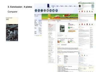 3. Conclusion : 4 pistes Comparer 