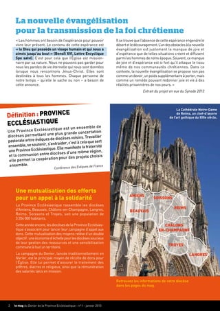 Le Mag de la Province ecclésiastique de Reims #1