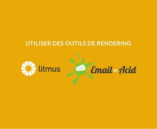 UTILISER DES OUTILS DE RENDERING
 