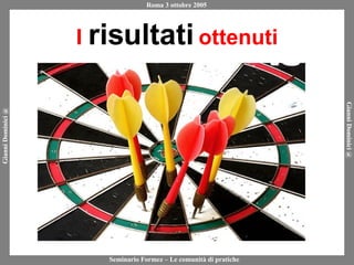 I  risultati  ottenuti 