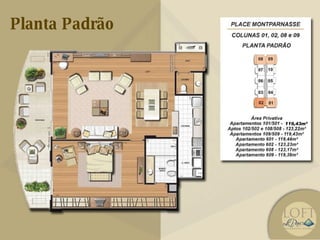 Planta Padrão 119,43m ² 