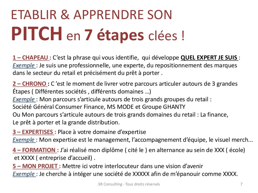 Le pitch