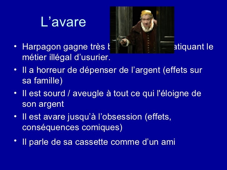 Dans La Cassette D Harpagon Mots Fléchés Le Portrait D’Harpagon