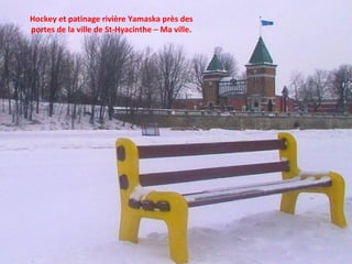 Hockey et patinage rivière Yamaska près des portes de la ville de St-Hyacinthe – Ma ville. 