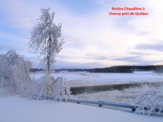 Rivi ère Chaudière à  Charny près de Québec 