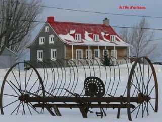 À l’Ile d’orléans 