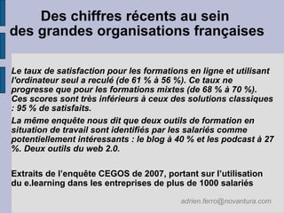2007 10 25 Le rapid elearning : un atout pour la  FOAD