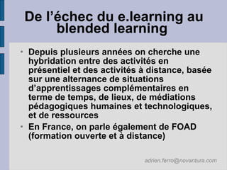 2007 10 25 Le rapid elearning : un atout pour la  FOAD
