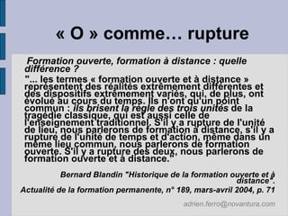 2007 10 25 Le rapid elearning : un atout pour la  FOAD