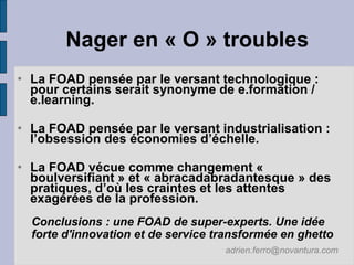 2007 10 25 Le rapid elearning : un atout pour la  FOAD