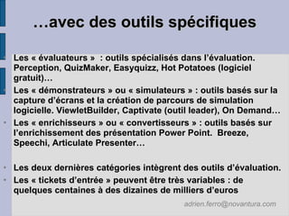 2007 10 25 Le rapid elearning : un atout pour la  FOAD