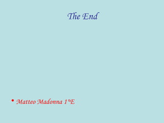 The End Matteo Madonna 1°E