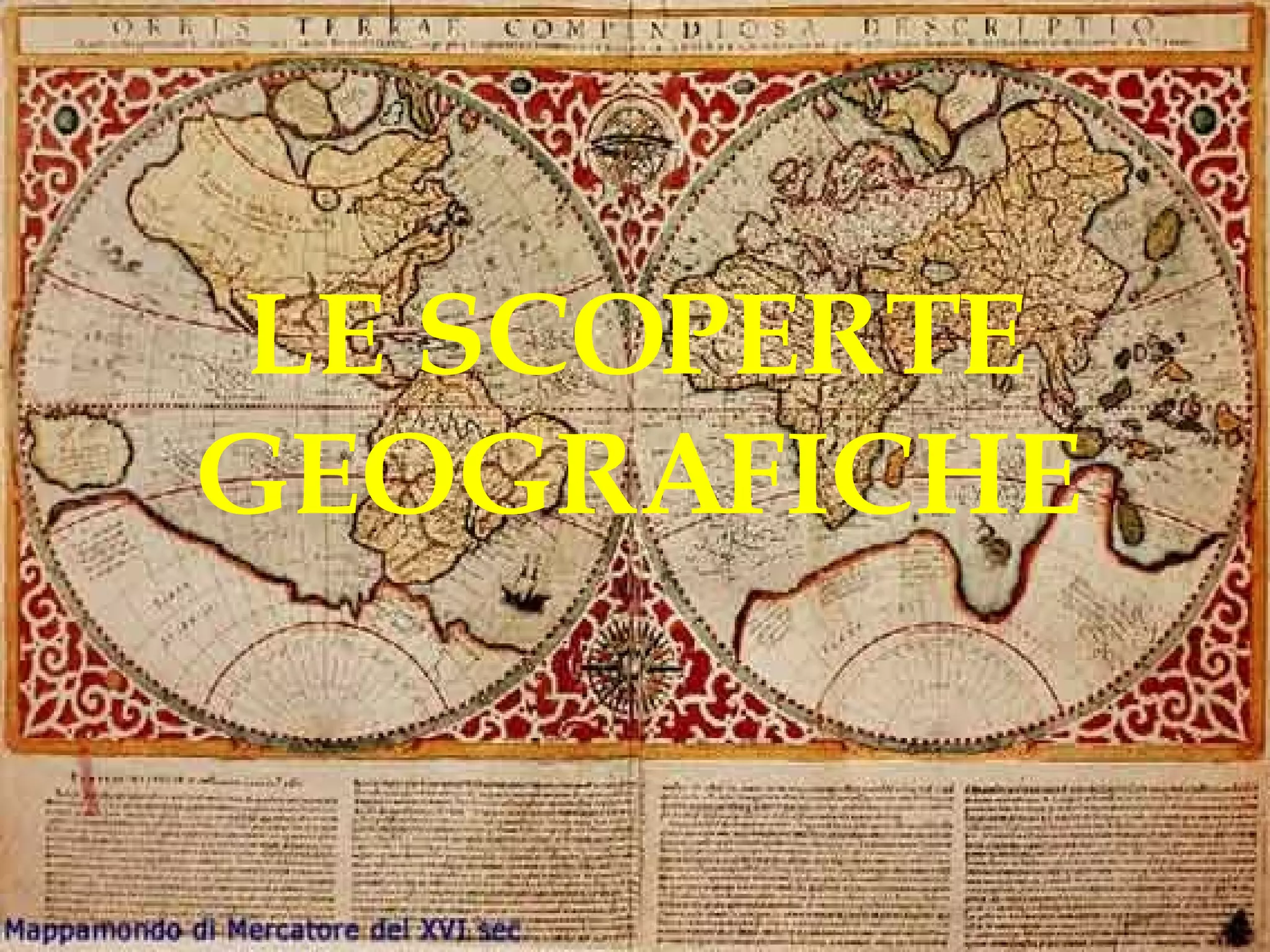 Le Scoperte Geografiche | PPT