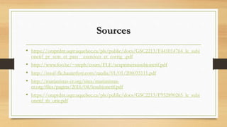 Sources
• https://oraprdnt.uqtr.uquebec.ca/pls/public/docs/GSC2213/F441014764_le_subj
onctif_pr_sent_et_pass__exercices_et_corrig_.pdf
• http://www.foo.be/~steph/cours/FLE/sexprimerausubjonctif.pdf
• http://insuf-fle.hautetfort.com/media/01/01/206035111.pdf
• http://marianistas-cr.org/sites/marianistas-
cr.org/files/pagina/2016/04/lesubjonctif.pdf
• https://oraprdnt.uqtr.uquebec.ca/pls/public/docs/GSC2213/F952890265_le_subj
onctif_th_orie.pdf
 