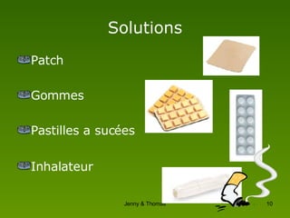 Solutions Patch Gommes Pastilles a sucées Inhalateur   