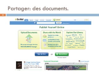 Partager: des documents. 