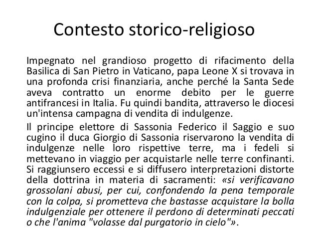 Le 95 Tesi di M. Lutero
