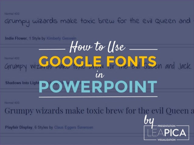 how to use custom google fonts in powerpoint custom powerpoint presentations