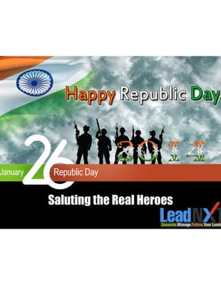 LeadNXT wishes all of you a HAPPY REPUBLIC DAY