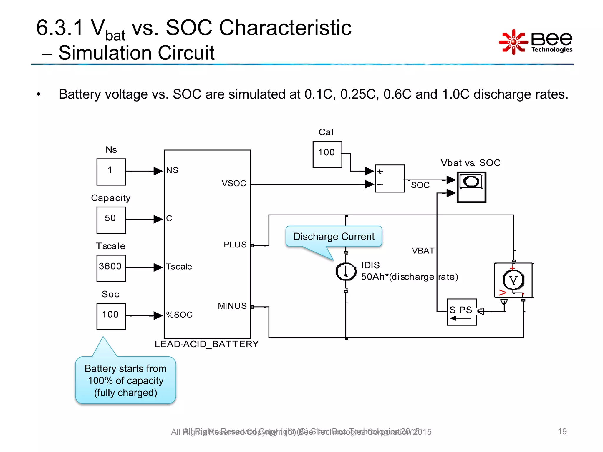 Lead-Acid Battery Simplified Simulink Model using MATLAB | PDF