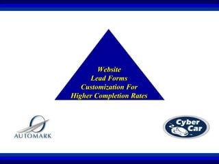 Website Lead Forms Customization For Higher Completion Rates 