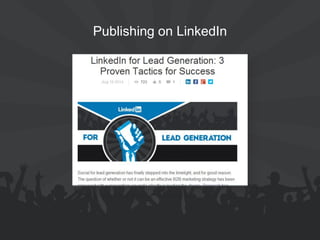 Publishing on LinkedIn  