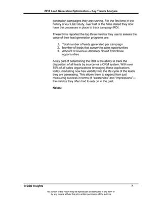 Lead generation-optimization | PDF